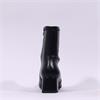Wonders Anan Low Block Heel Stretch Boot - Black Leather
